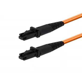 MICROCONNECT Cabo de patch de fibra ótica MTRJ/UPC para MTRJ/UPC 0,5 m OM1 duplex, laranja