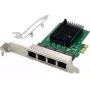 Placa de rede Gigabit Ethernet PCIe x1 MicroConnect RTL8111F MC-PCIEX1-RTL8111F-Q