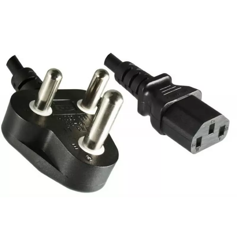 MICROCONNECT cabo de alimentação África do Sul tipo M para IEC C13, 1,8 m, preto