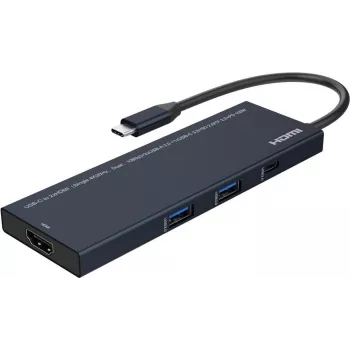 MicroConnect Dock Mini USB-C para HDMI Dual 4K@30Hz (USB3.1CCOM18)