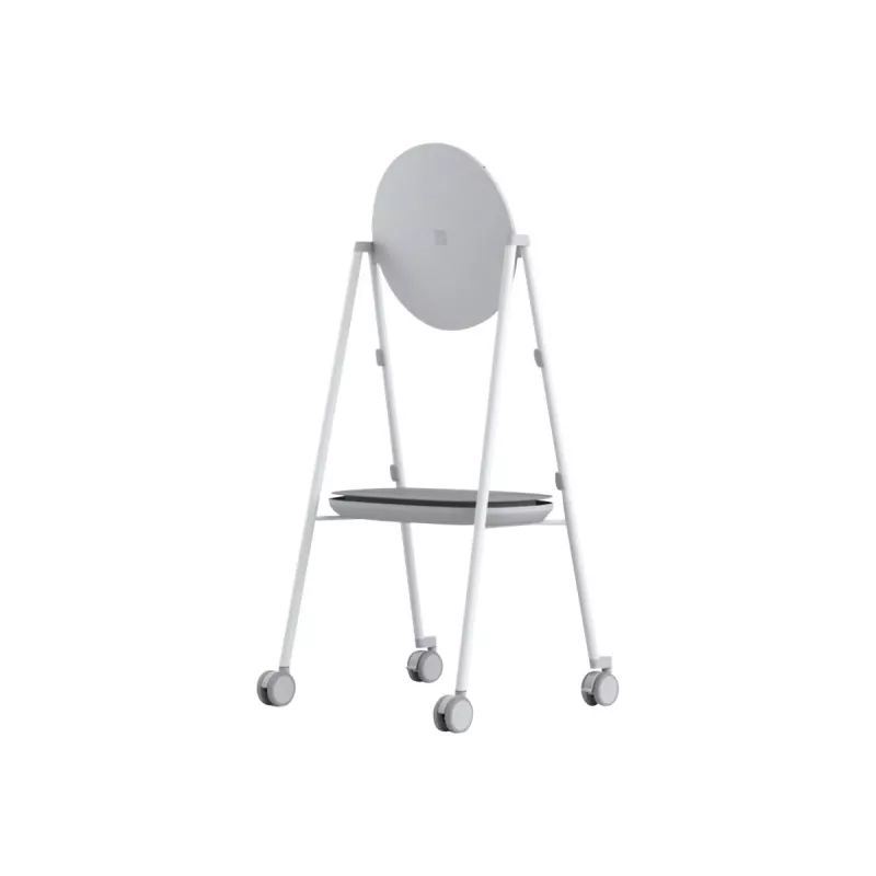 Microsoft Steelcase Roam suporte móvel para Surface Hub 2S 50 polegadas - carrinho multimédia - cinzento - altura 1661,2 mm - peso 28,1 kg