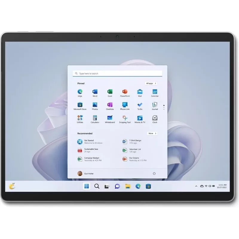 Microsoft Surface Pro 9 Portátil Intel Core i5 8GB RAM 256GB SSD 13 polegadas 2880x1920 ecrã tátil Windows 11 Platinum (recondicionado)