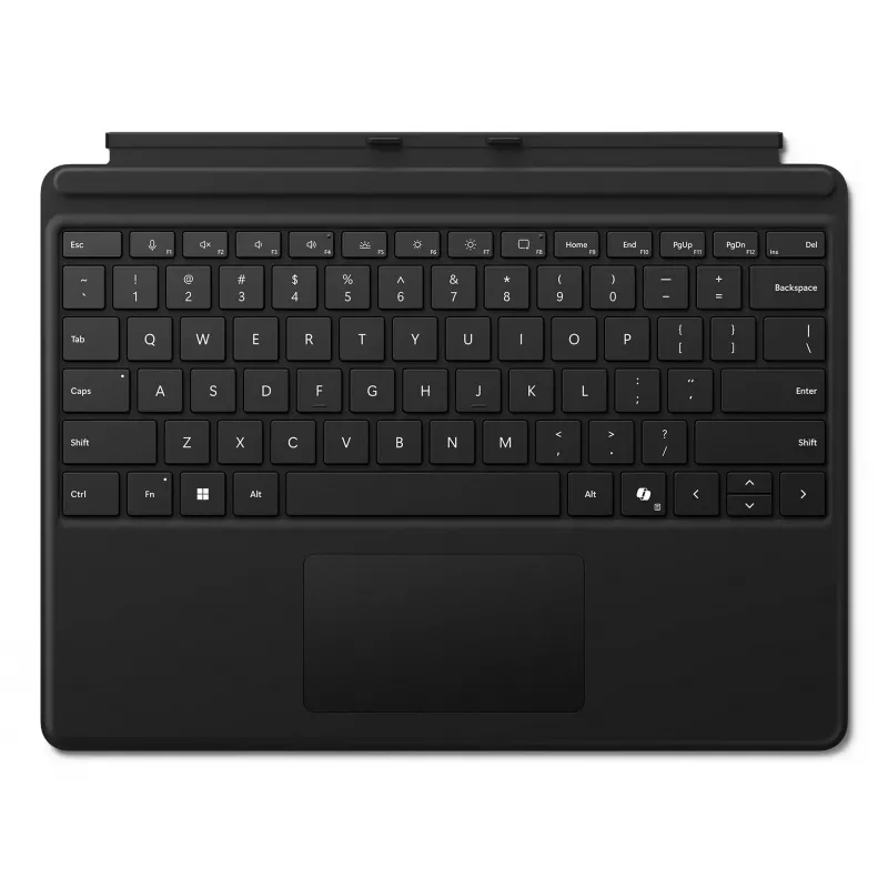 Teclado Microsoft Surface Pro - teclado com touchpad - retroiluminado - QWERTY - inglês - preto - para Microsoft Surface Pro 8, Pro 8 for Business, Pro 9, Pro 9 for Business, Pro 10 for Business, Pro (11th Edition)