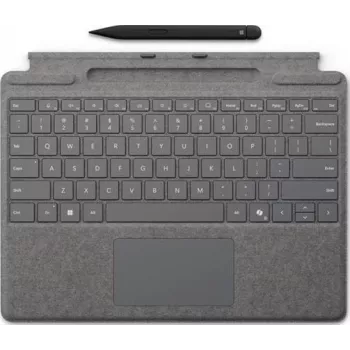 Teclado Microsoft Surface Pro com Slim Pen 2, layout nórdico, Platinum