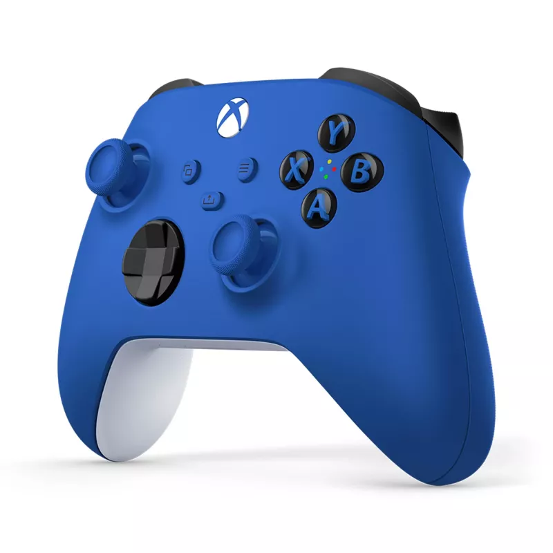 Comando sem fios Microsoft Xbox QAU-00002 – Shock Blue (Xbox Series X|S, Xbox One, PC, Mobile)