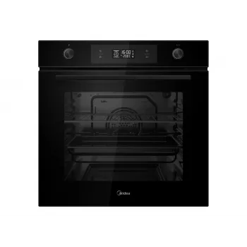 Midea MBON5M90E6-BK Forno elétrico de encastrar 70L ecrã tátil autolimpeza pirolítica preto