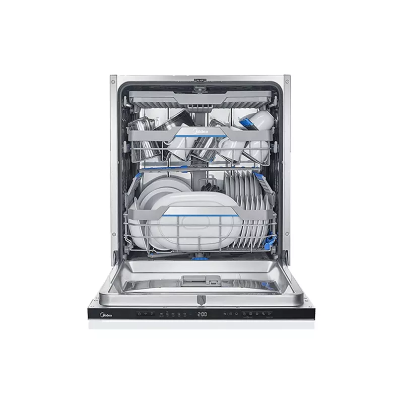 Máquina de lavar loiça encastrável Midea MDWEB1403MB-WS, 14 conjuntos de louça, C, 44 dB