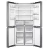 Midea Frigorífico side-by-side MDRM632FGD46W, No Frost, 470 L, Aço inoxidável, Classe energética D