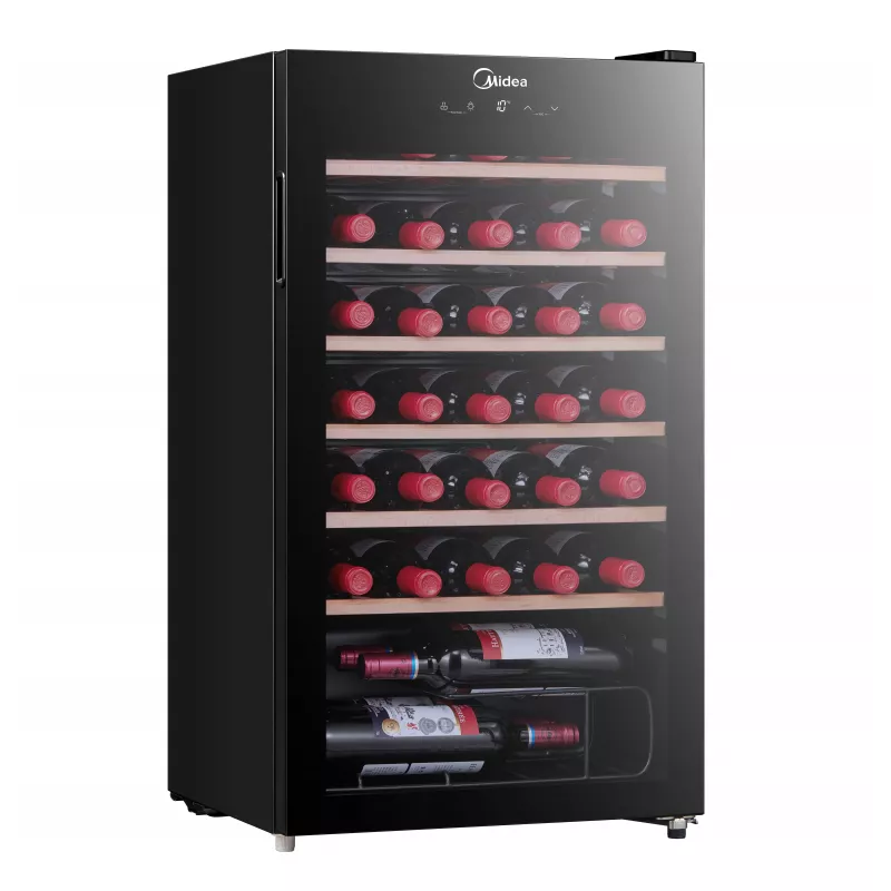 Midea Garrafeira MDRW150FGG22W Independente 34 garrafas Preto