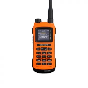 Midland Albrecht Tectalk Duo PMR446 + Freenet Emissor-receptor portátil pack duplo laranja IP56 29149