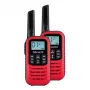 Midland Albrecht Tectalk Go conjunto de 2 rádios PMR446 com 8 canais, 38 tons CTCSS, 83 tons DCS, VOX, LCD iluminado, base de carregamento dupla, resistente a salpicos, lanterna (29646)