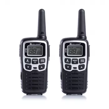Midland XT50 2x PMR446 Rádio portátil Cinzento