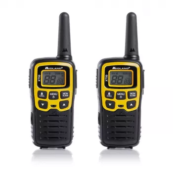 Midland XT50 Adventure rádio bidirecional 24 canais 446,00625 - 446,09375 MHz preto, cinzento
