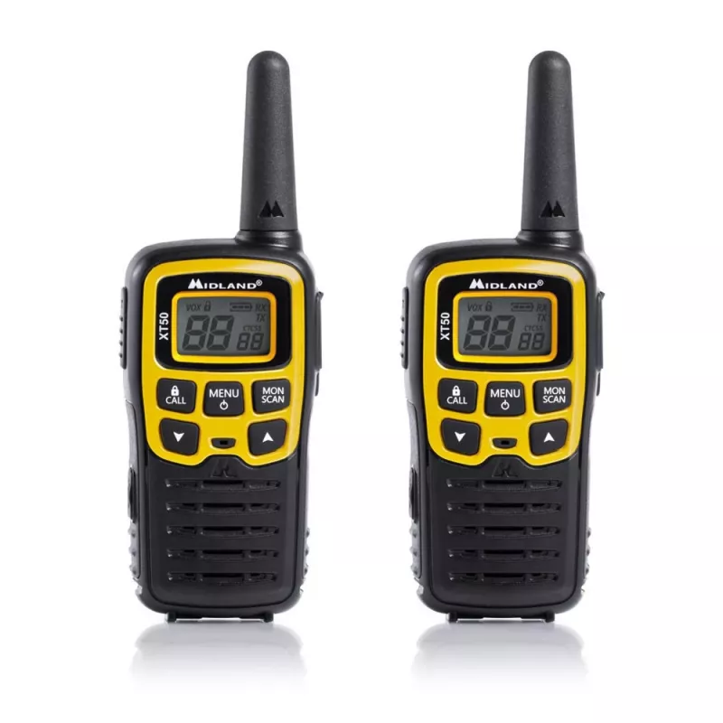 Midland XT50 Adventure rádio bidirecional 24 canais 446,00625 - 446,09375 MHz preto, cinzento