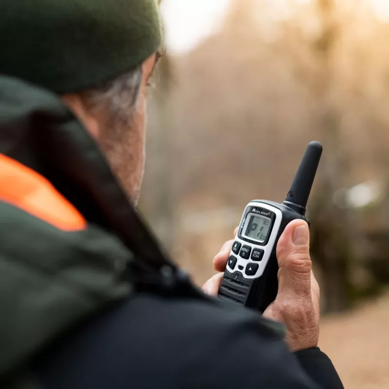 Midland XT50 Adventure rádio bidirecional 24 canais 446,00625 - 446,09375 MHz preto, cinzento