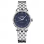 MIDO Baroncelli III relógio automático de mulher 30mm mostrador azul aço inoxidável M037207110410