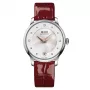 MIDO Baroncelli III Lady relógio automático 33mm mostrador branco em madrepérola bracelete de pele M039207161060