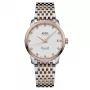 MIDO Baroncelli III Lady Diamonds Relógio automático de mulher M027207220160 33mm rosa-ouro PVD