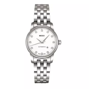 Relógio automático de mulher MIDO Baroncelli III 29mm aço inoxidável mostrador antracite M76004661