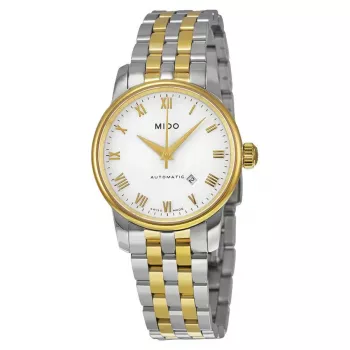 Relógio automático de mulher MIDO Baroncelli III M76009261 29mm prateado aço inoxidável
