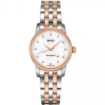 Relógio automático de mulher MIDO Baroncelli Lady M76009691 29mm Rose Gold PVD