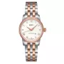 Relógio de quartzo de mulher MIDO Baroncelli Lady M76009N61 29mm aço inoxidável PVD ouro rosa