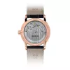 MIDO Baroncelli Signature Lady Automatic Watch 33mm PVD ouro rosa aço inoxidável pele castanha