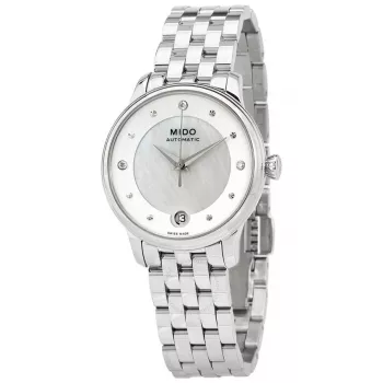MIDO Relógio Automático Mulher M039207111060 33mm Aço Inoxidável Mostrador Madrepérola