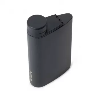 Frasco plano MiiR Aero 236 ml preto - frasco plano de aço inoxidável de qualidade médica