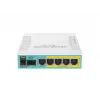 Router Gigabit Ethernet MikroTik hEX PoE branco