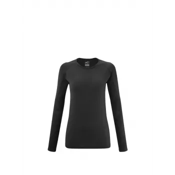 Camisola base de manga comprida MILLET Drynamic Soft preta L/XL