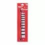 Conjunto de chaves de caixa Milwaukee de 10 peças com encaixe de 3/8