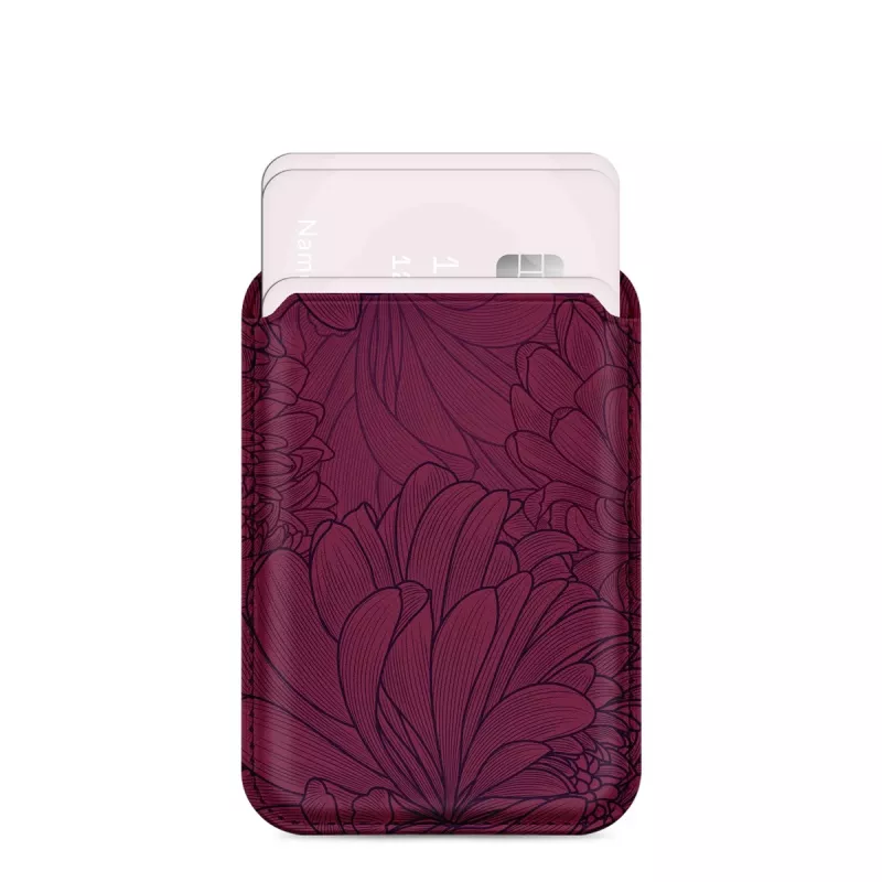 MIO Berry Blooms Capa MagSafe Compatível com Porta-Cartões