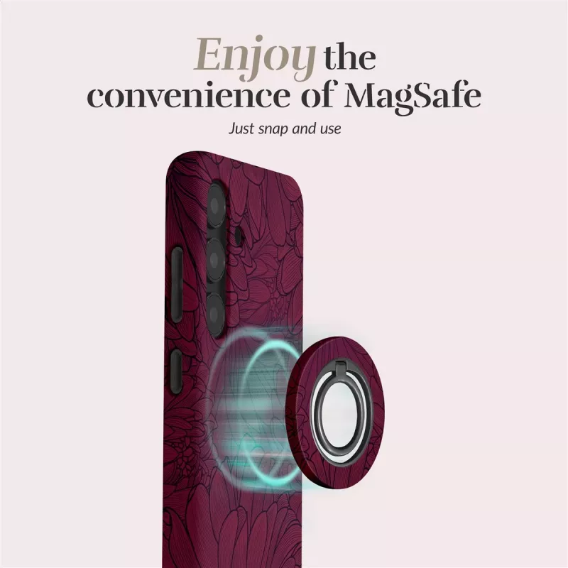 Suporte de anel compatível com capa MagSafe MIO Berry Blooms