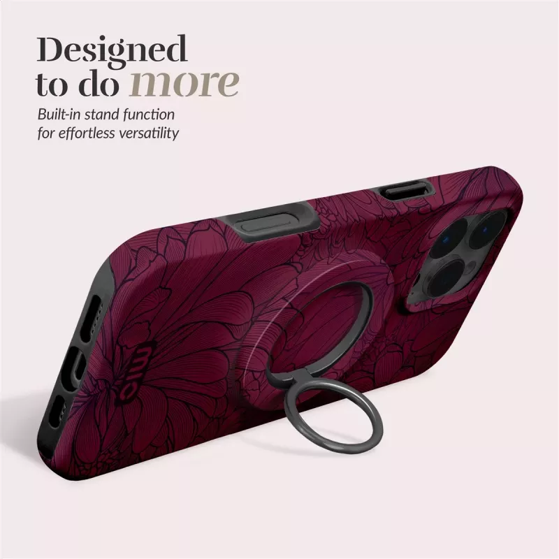 Suporte de anel compatível com capa MagSafe MIO Berry Blooms