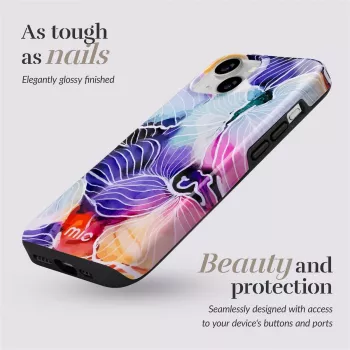 Capa MIO Flowers compatível com Magsafe para iPhone 16 Pro