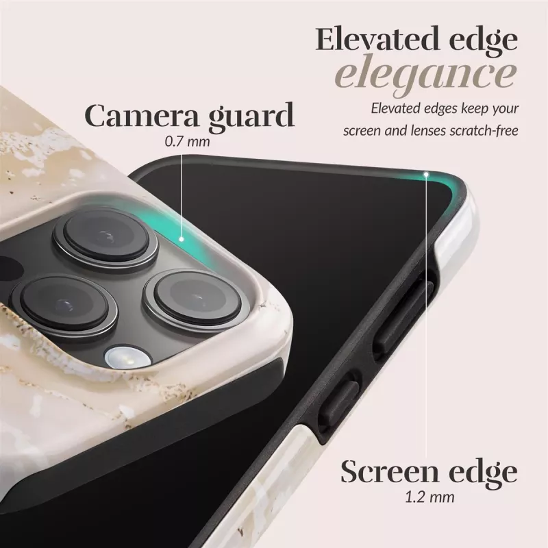 Capa Magsafe MIO Gold Marble Compatível com iPhone 16 Pro Max