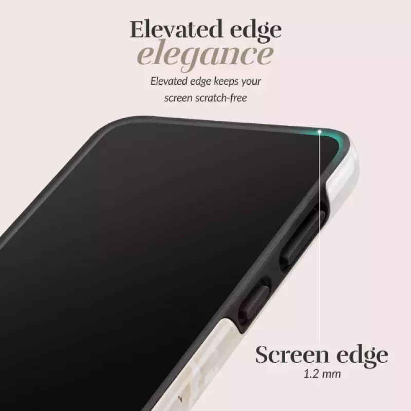Capa compatível com MagSafe MIO Gold Marble para Samsung S24 FE 5G