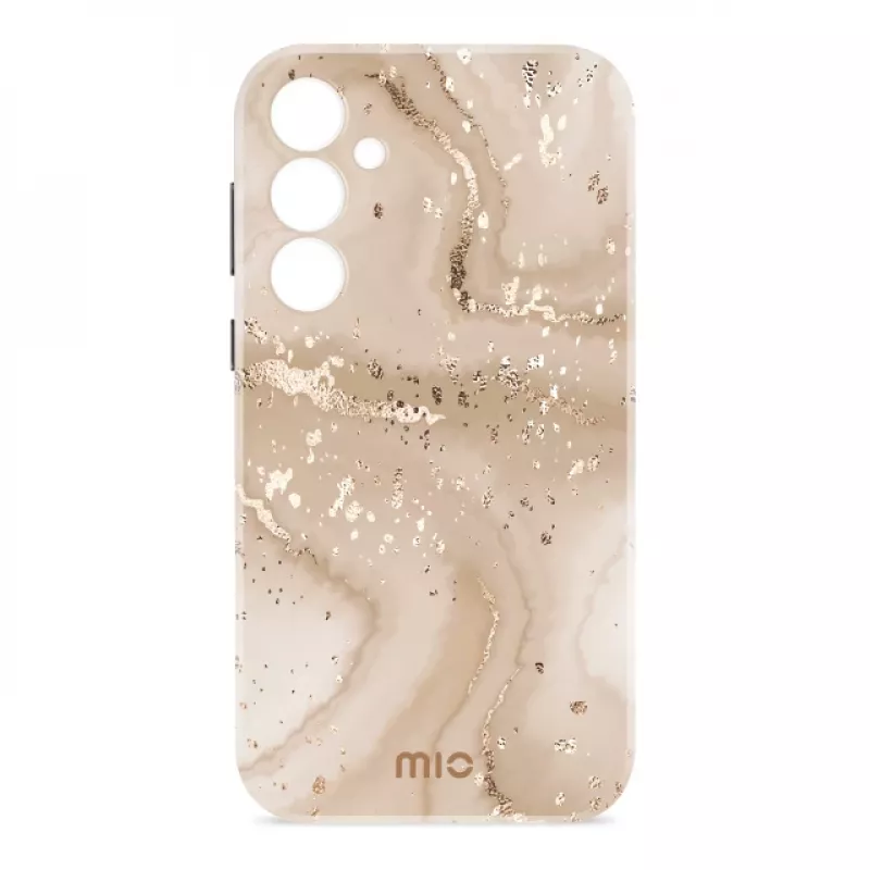 Capa MIO Gold Marble compatível com Magsafe para Samsung S25 Plus 5G