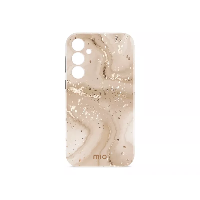 MIO Gold Marble Capa compatível com MagSafe para Samsung S25 Ultra 5G