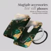 MIO Capa MagSafe Green Marble Compatível com porta-cartões