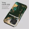 MIO Capa MagSafe Green Marble Compatível com porta-cartões