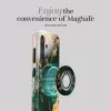 Capa Magsafe MIO Green Marble compatível com suporte de anel