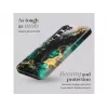 MIO Green Marble capa compatível com MagSafe para Samsung S25 5G