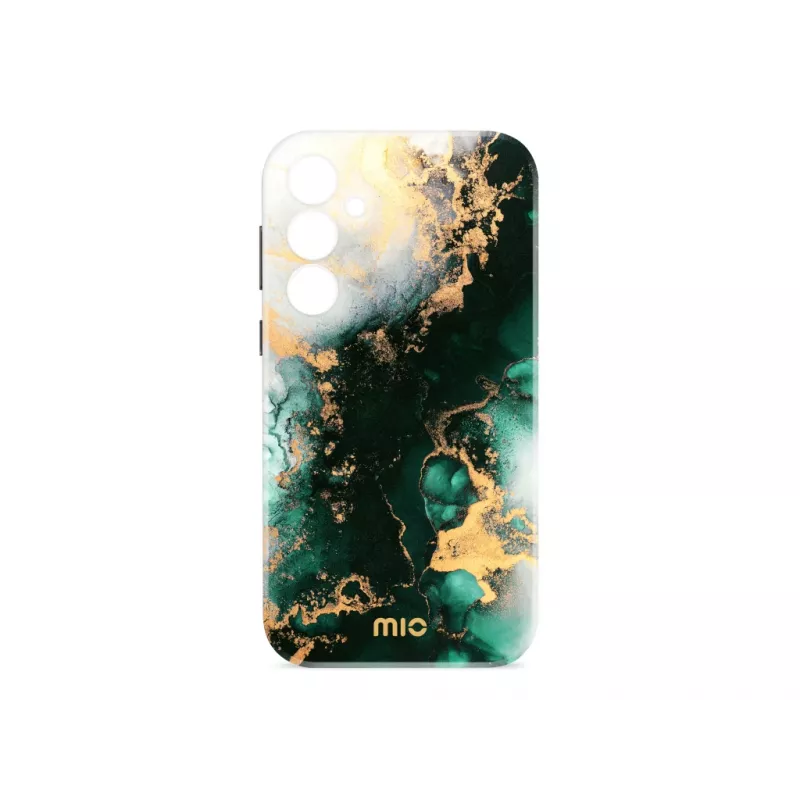 MIO Green Marble Capa Compatível com MagSafe para Samsung S25 Plus 5G
