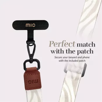 Cordão Mio Lanyard Strap Sandy Zebra