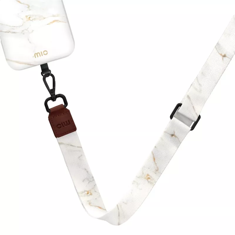 Cordão MIO Lanyard Strap White Marble
