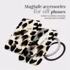 Capa Magsafe MIO Leopard compatível com suporte para cartões