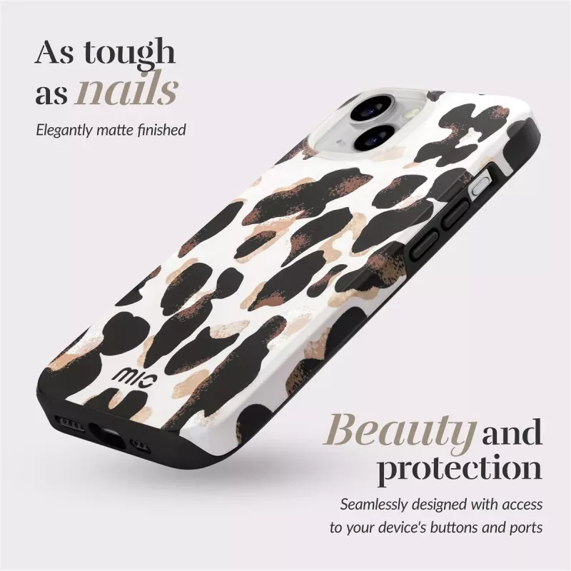 MIO Leopard Capa Compatível com MagSafe para iPhone 16 Pro