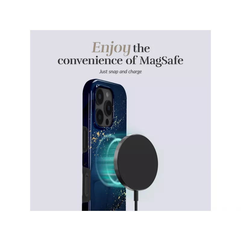Capa Magsafe MIO Midnight Sparkle Compatível com iPhone 17 Pro